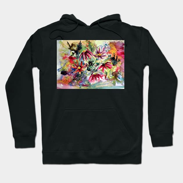 Wild flowers Hoodie by kovacsannabrigi